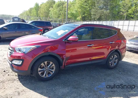 2015 Hyundai Santa Fe Sport 2.4L z USA, uszkodzony, nr VIN 5XYZU3LB3FG294071